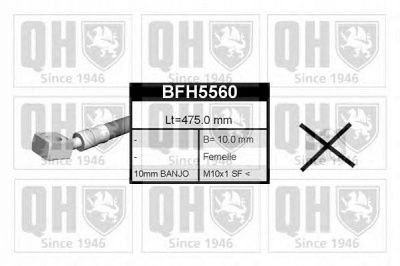 QUINTON HAZELL bfh5560 -  Тормозной шланг